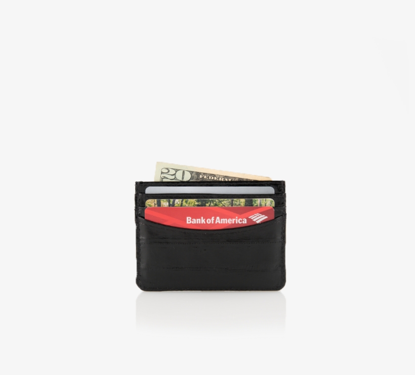 Eel Skin Card Holder - Wallet, transparent png #8294810