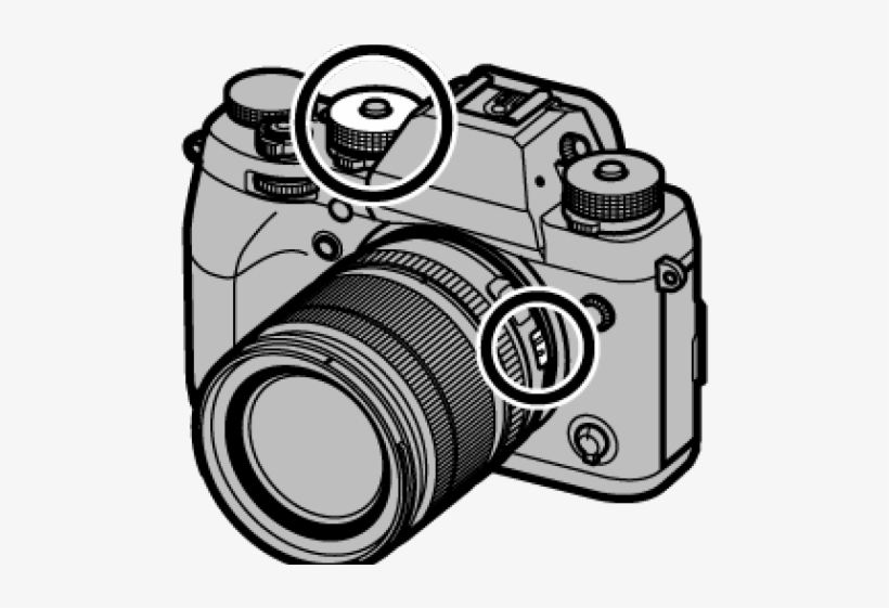 Camera Lens Clipart Shutter Speed - Digital Slr, transparent png #8294995