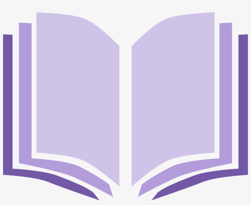 Clip Art Of Open Book In Purple - Logo De Libros Abiertos Png, transparent png #8295288