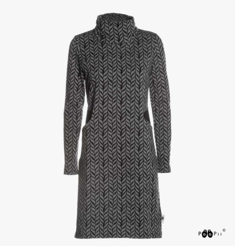 Routa Sweatshirt Knit Dress, Plait - Overcoat, transparent png #8295673