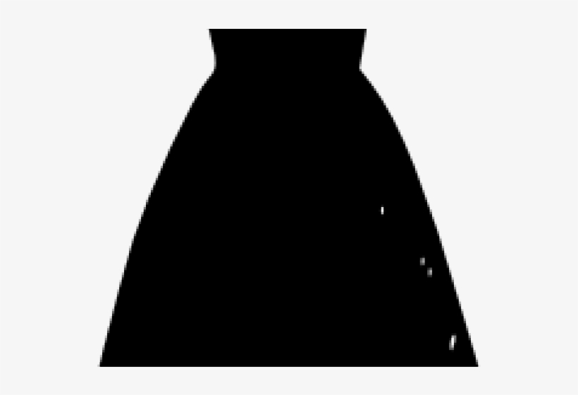 Black Dress Clipart Retro Dress - Little Black Dress, transparent png #8295754