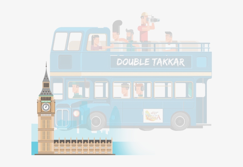 Double-bus - Double-decker Bus, transparent png #8295901