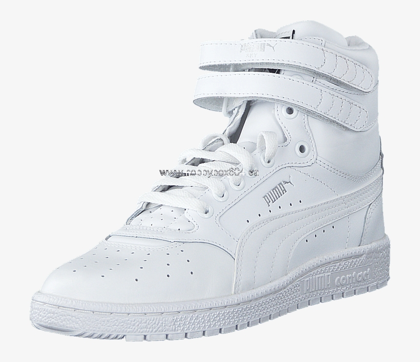 Promotions Leather Puma White White Women's Sky Ii - Puma Sko Vit, transparent png #8296392