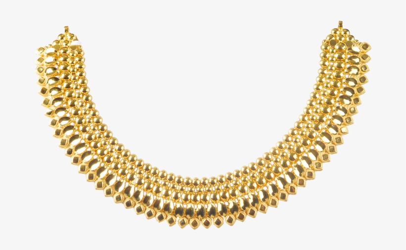 Gold Necklace Designs Sweet Looking Thanmay N Ⓒ - Gold Necklace Designs By Malabar, transparent png #8296528