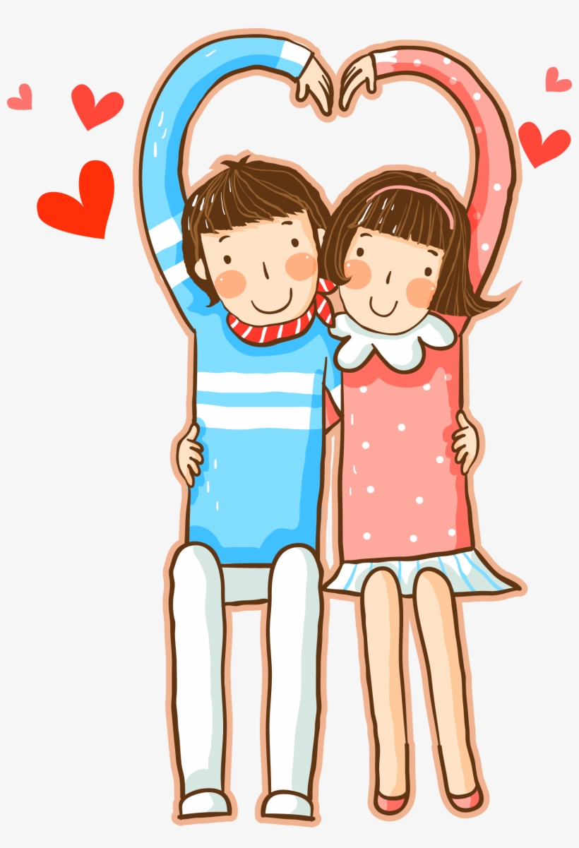 1647 X 2332 8 - Heart Love Couple Cartoon, transparent png #8296793
