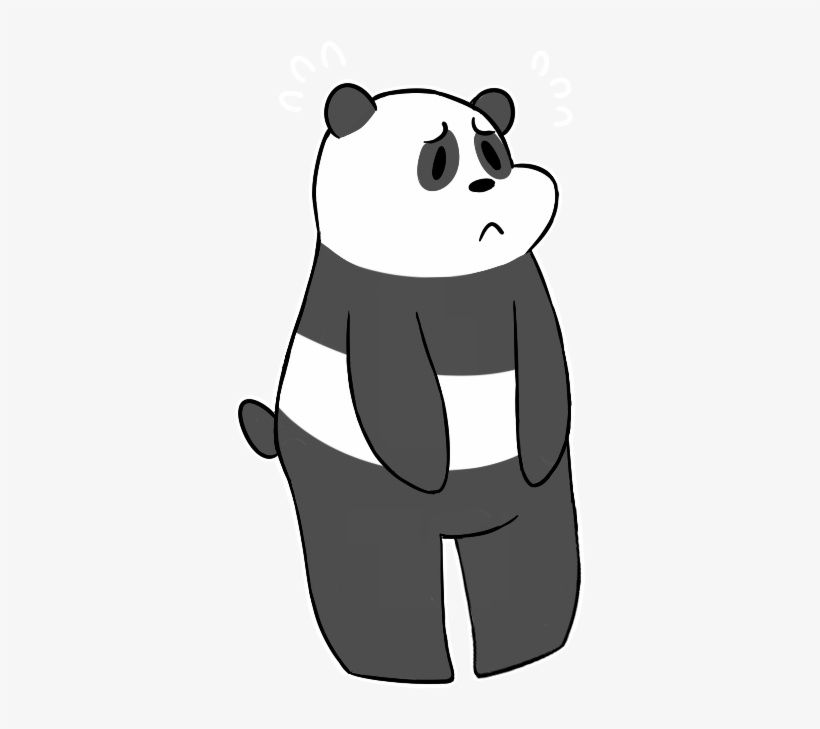 Black And White Teddy Bear Clipart - Giant Panda, transparent png #8296942