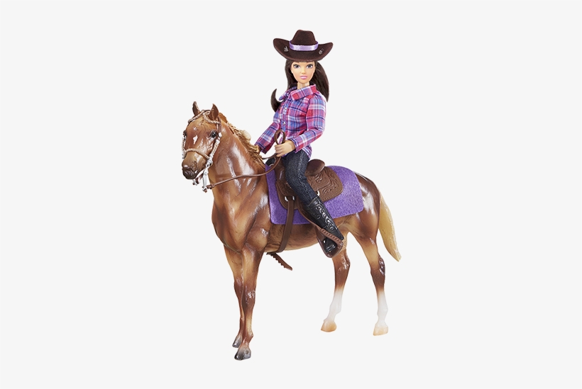 Breyer Classics Western Horse And Rider, transparent png #8297128