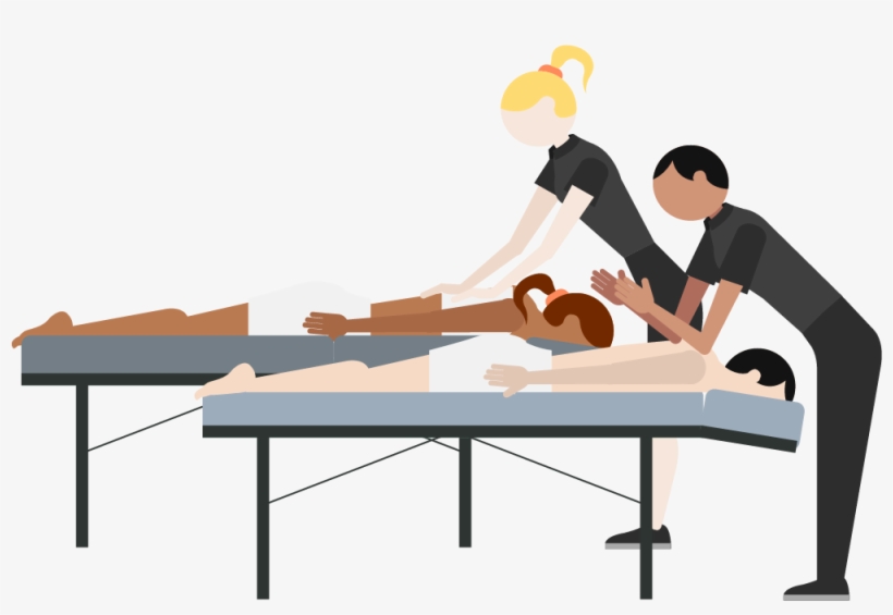Couples Massage Clipart, transparent png #8297131