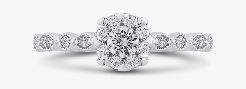 Halo Ring Png - Pre-engagement Ring, transparent png #8298696