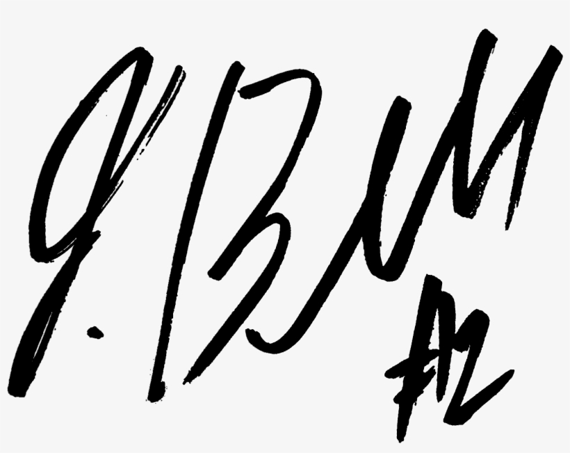 Jordan Bell - Calligraphy, transparent png #8298947