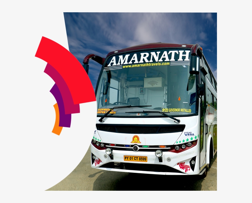 Amarnath Travels With Years Of Experience In The Travel - Tour Bus Service, transparent png #8299087