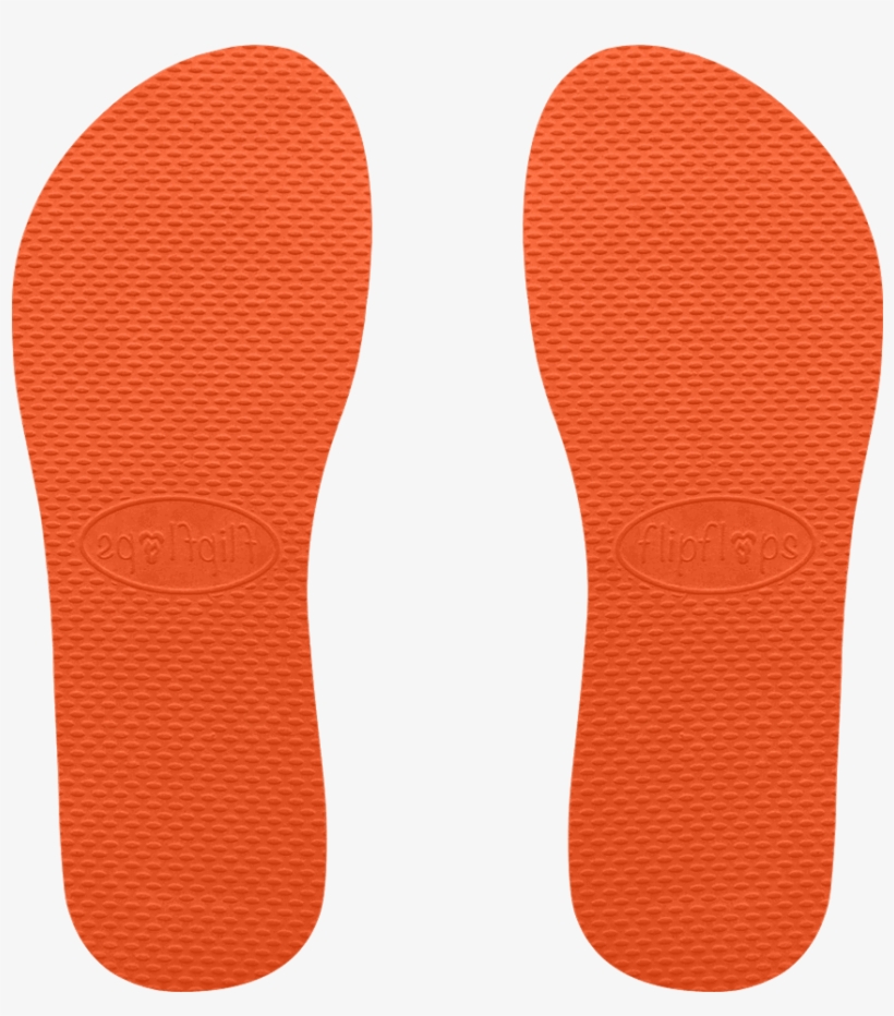 Orange - Flip-flops, transparent png #8299341