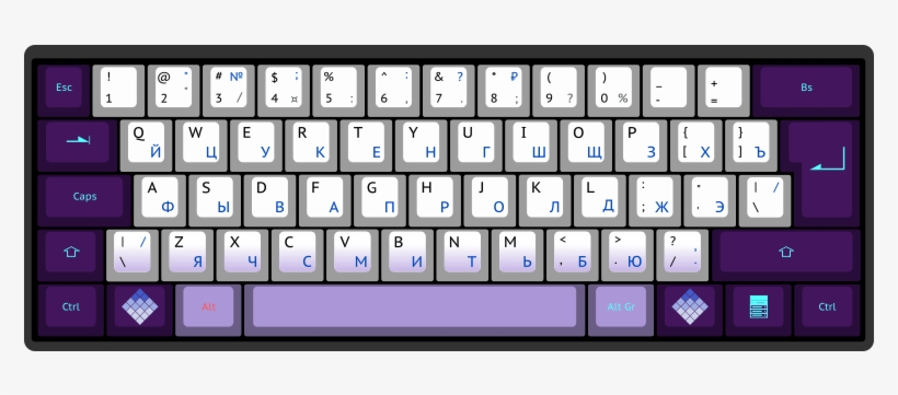 New News By Fun With Keyboards 62-key Iso Custom Mechanical - Mechanical Keyboard Spacebar Custom, transparent png #8299456
