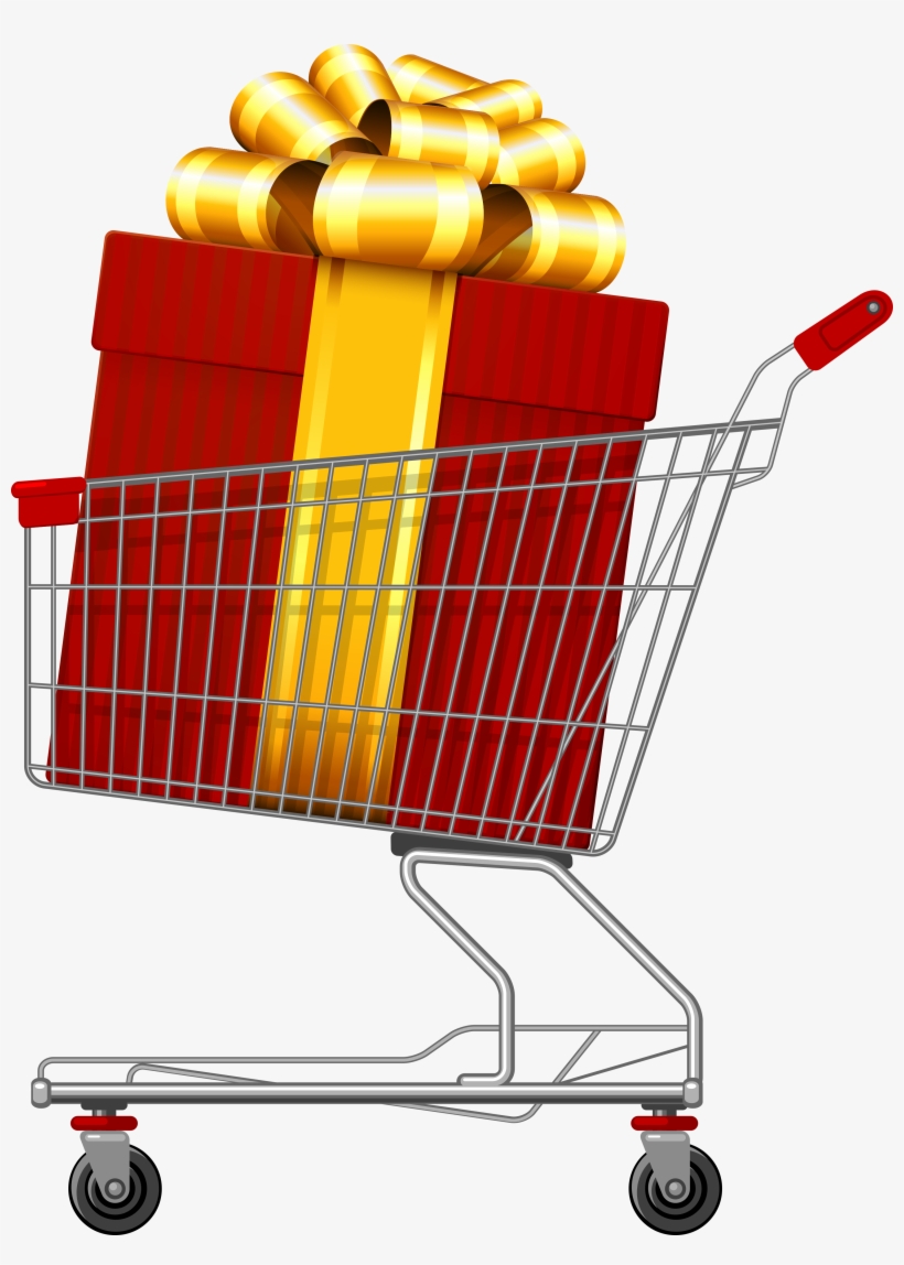 Clip Free Download Tips For Holiday Campaigns The Ecommerce - Shopping Cart Full Of Gifts Png, transparent png #8299460