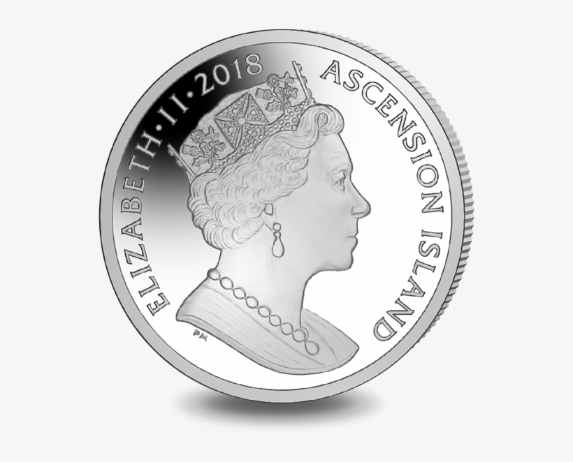 The New Coin For Ascension Island, With A Value Of - Coin, transparent png #8299712
