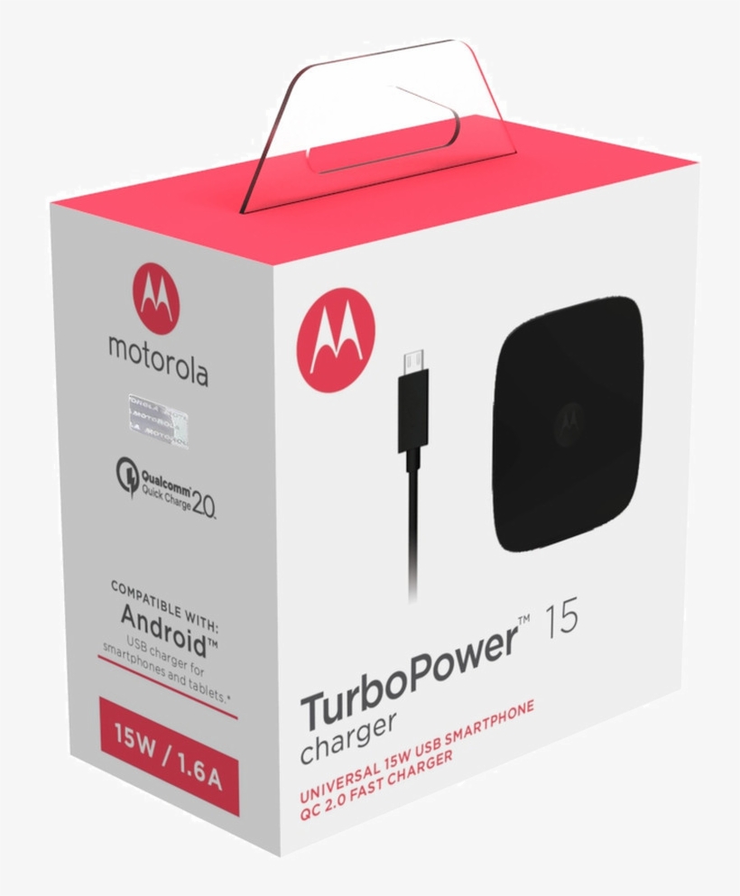 Motorola Turbopower 15 Mains Mobile Charger Micro-usb - Moto Turbo Charger 15, transparent png #8299757