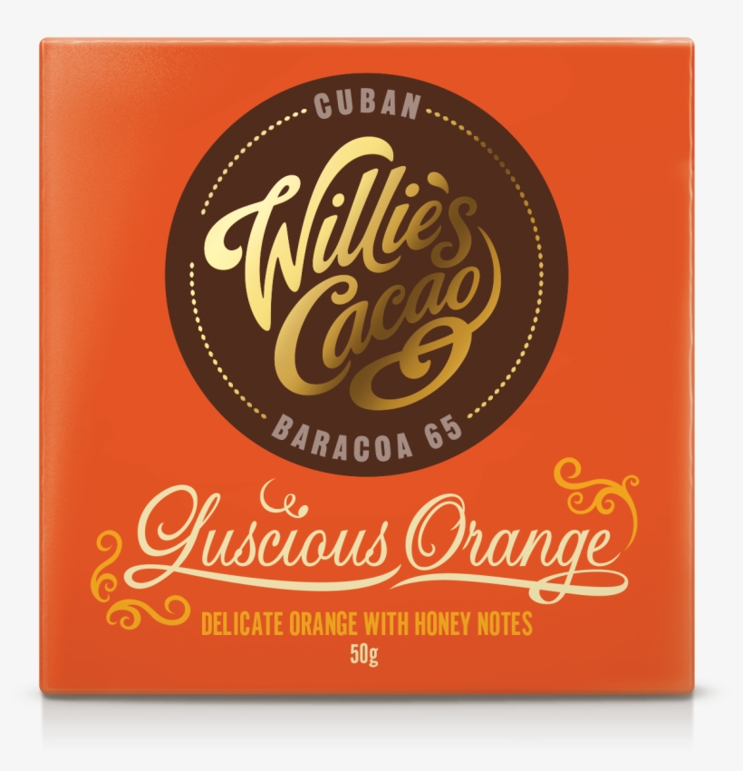 Willie's Cacao Luscious Orange - Cuban Chocolate, transparent png #8299804