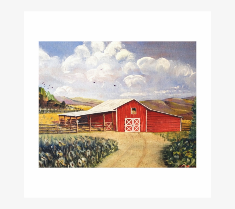 Red Barn West Virginia Farm Canvas Wrap Gallery Wrap - Gallery Wrap, transparent png #830544