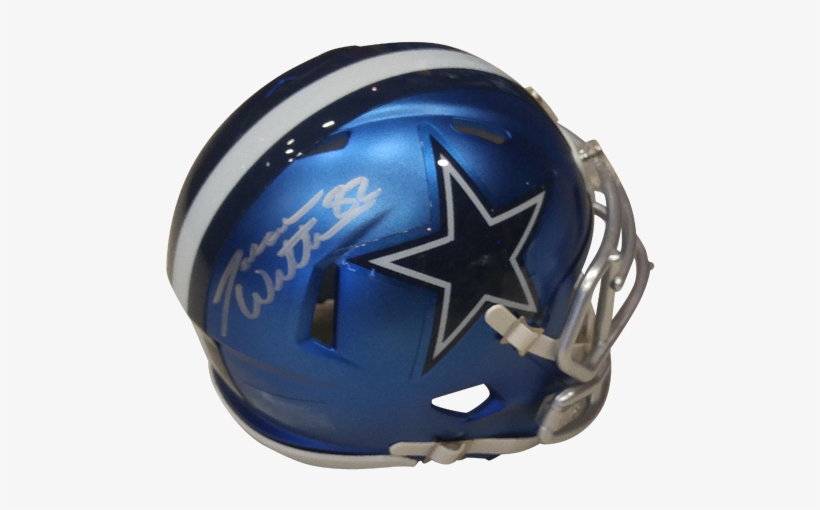 Jason Witten Autographed Dallas Cowboys Mini Helmet - Helmet, transparent png #830660