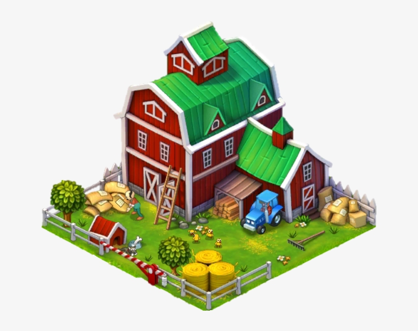 Barn-0 - Township Şehir Ve Çiftlik, transparent png #830773