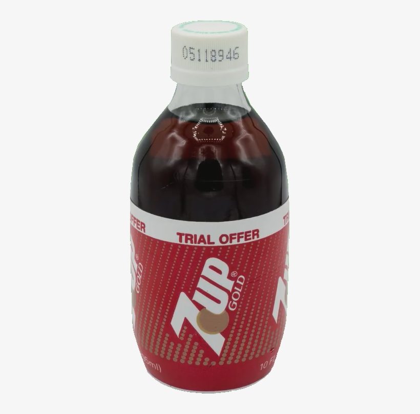 A 7up Gold Glass Bottle - 7 Up Gold, transparent png #831345