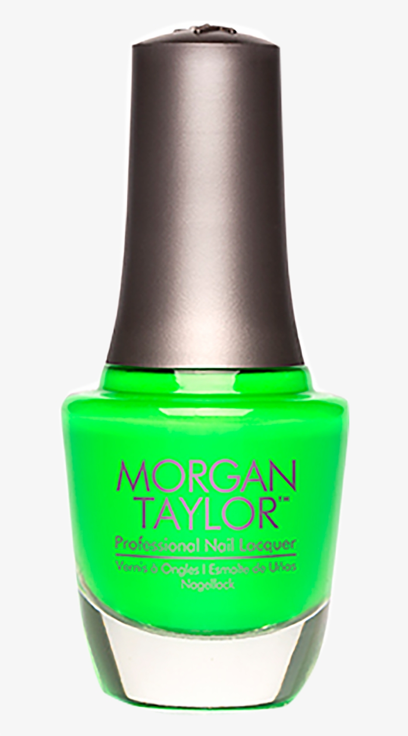 Neon Lights Collection - Morgan Taylor Nail Lacquer - Go For The Glow - .5 Oz, transparent png #831471