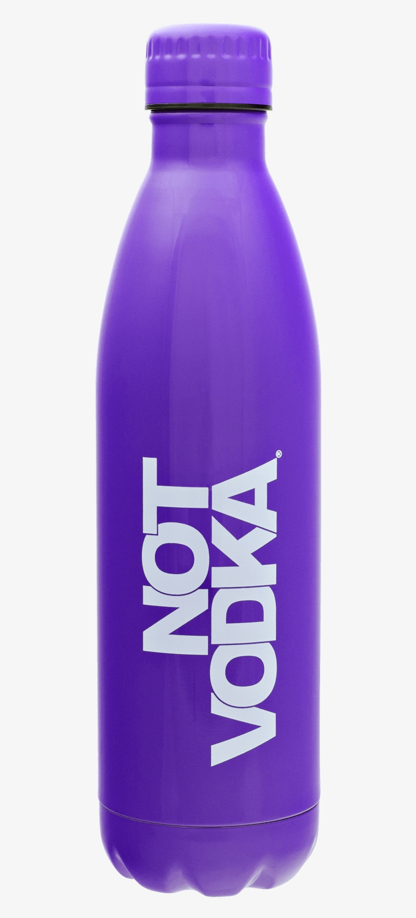 Not Vodka Bullet Bottle Glossy Purple 1 V=1495174037 - Not Vodka 25oz Stainless Steel Insulated Signature, transparent png #831587