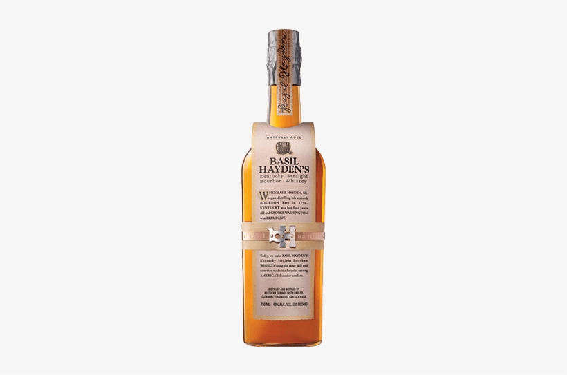 Basil Hayden's Bourbon - Basil Hayden's Kentucky Straight Bourbon Whiskey, transparent png #831708
