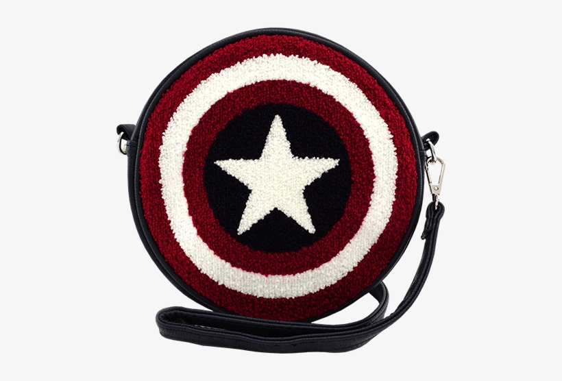 Captain America Shield Crossbody Bag Apparel - Symbol Captain America Logo, transparent png #831712