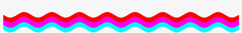 Wavy By Darlenemadeline On Clip Black And White Library - Colorful Squiggly Line Png, transparent png #831816