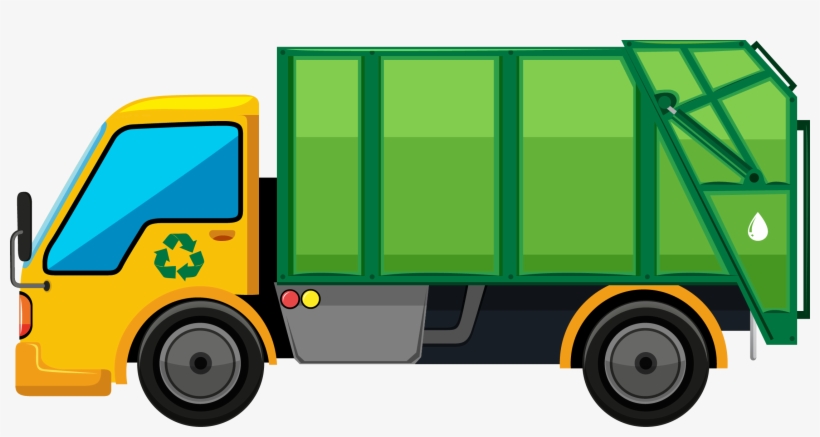 Clip Dump Truck - Door To Door Collection Of Waste, transparent png #831888