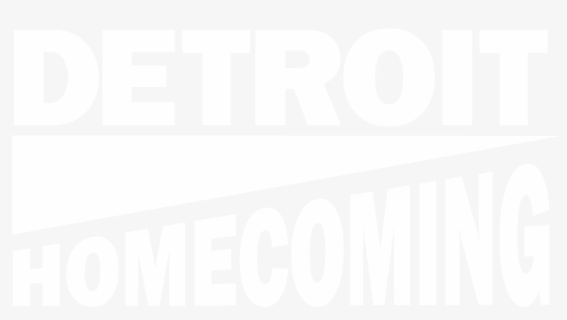 Dethomecoming Logo White Trans - Poster, transparent png #832044