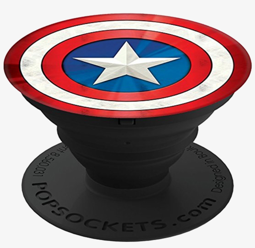 Captain America - Popsockets: Expanding Stand And Grip For Smartphones, transparent png #832117