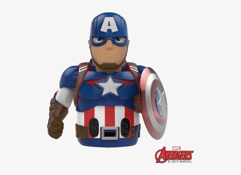 Ozobot Evo, Connectable Smart Skin, Captain America, transparent png #832119