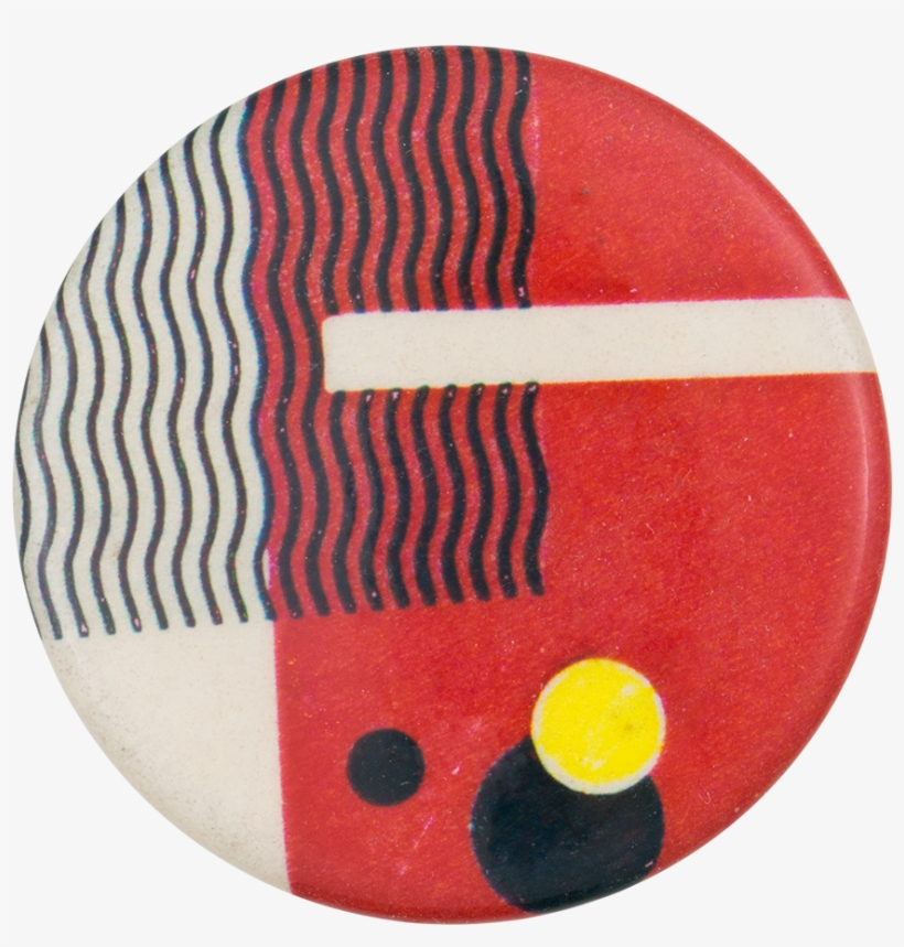 Red And White With Black Wavy Lines - Circle, transparent png #832143