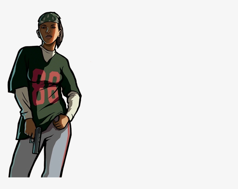 Share This Image - Gta San Andreas Denise Robinson, transparent png #832682
