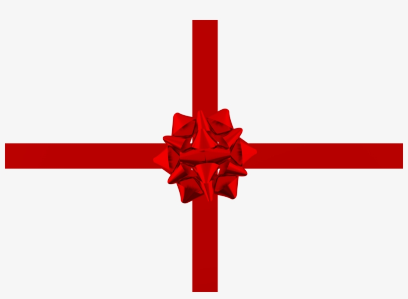 Red Bow Tie Ribbon - Ribbon, transparent png #832866