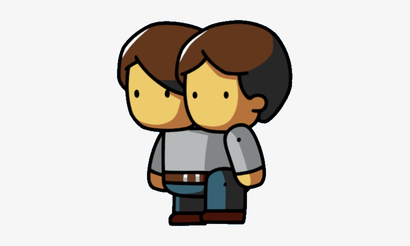 Svg Black And White Download Conjoined Scribblenauts - Scribblenauts People, transparent png #833040