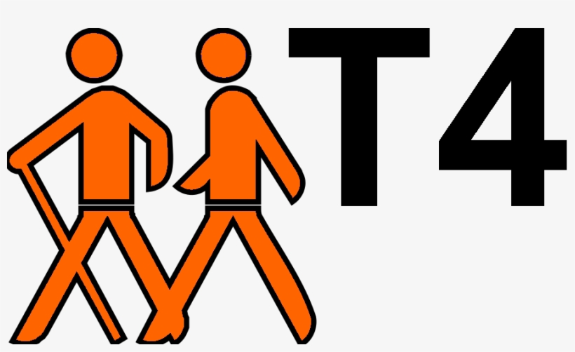 Hiking Sign T4 - Hiking, transparent png #833112