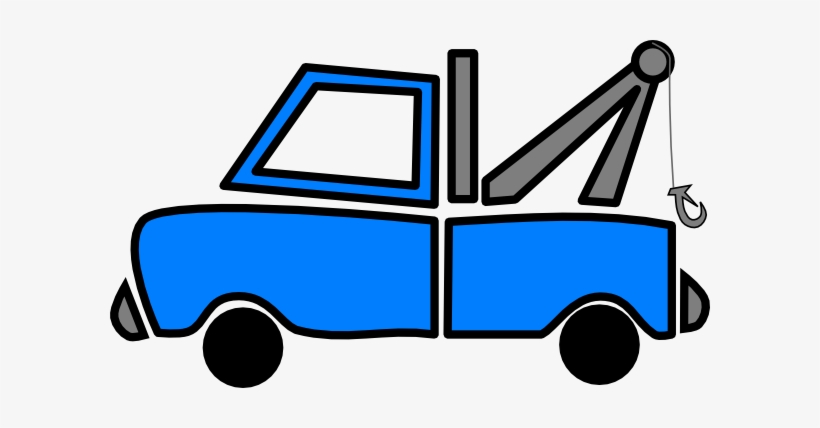 28 Collection Of Tow Truck Clipart Png - Blue Tow Truck Clipart, transparent png #833184