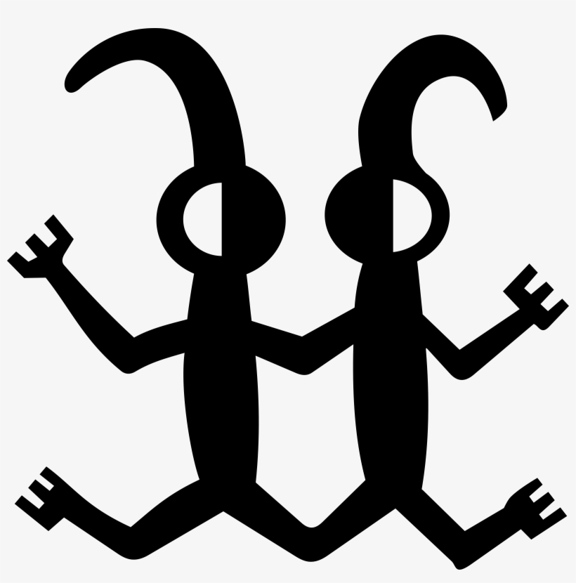 This Free Icons Png Design Of Petroglyph Twins, transparent png #833186