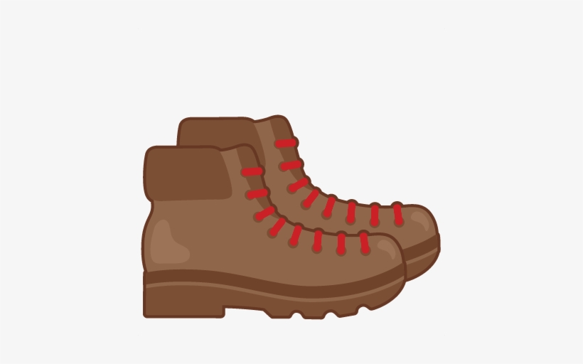 Hiking Boots Svg Scrapbook Cut File Cute Clipart Files - Clip Art Hiking Boot, transparent png #833210