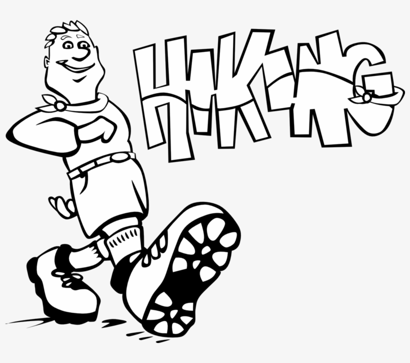 Hiking Outline, transparent png #833239