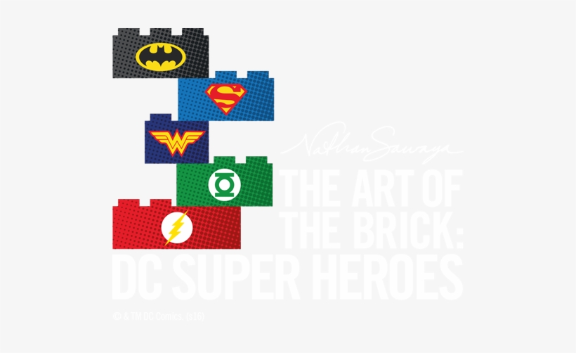 The Art Of The Brick - Dc Comics Lego Logo, transparent png #833391