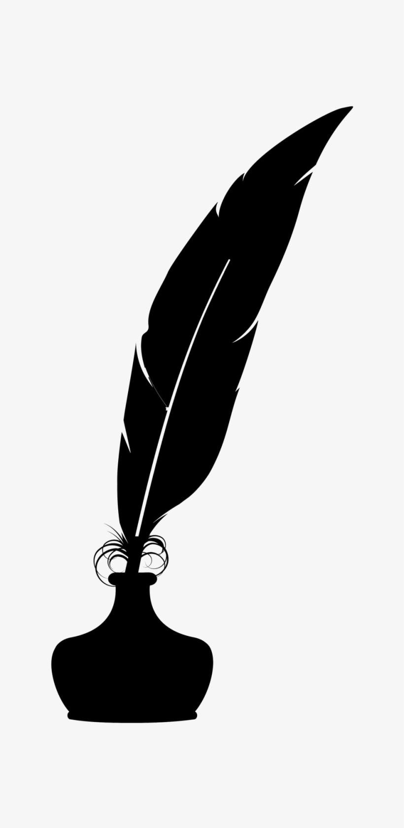 Ink Pot Png Free Download - Quill And Ink Clipart, transparent png #833420
