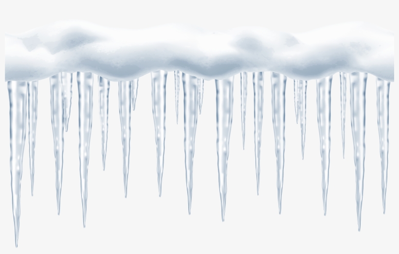 Large Icicles Transparent Png Clip Art Image - Icicles Png Transparent Background, transparent png #833501
