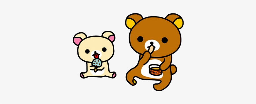 124769 Rilakkuma Rilakkuma Eating - White Rilakkuma Png, transparent png #833929