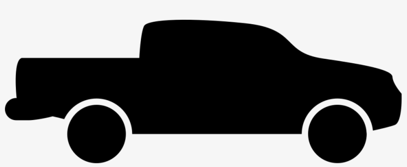 Pick Up Truck Side View Silhouette Svg Png Icon Free - Car, transparent png #834274