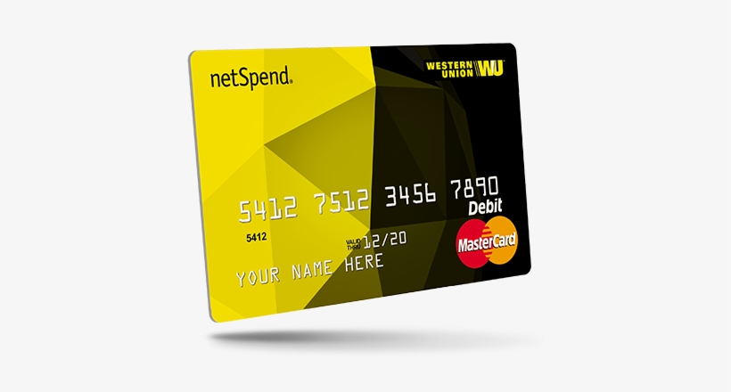 Get A Western Union® Netspend® Prepaid Mastercard® - Graphic Design, transparent png #834275