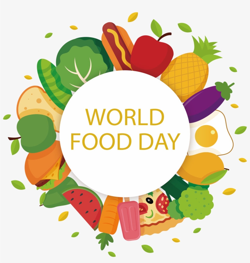 World Food Day Nutrition Cooking Eating - Dibujo Dia Mundial De La Alimentacion, transparent png #834277
